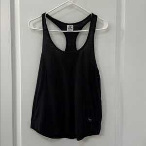 Victoria’s Secret PINK Black Racerback Tank Top